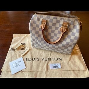 Louis Vuitton Speedy 25 Damier Azur